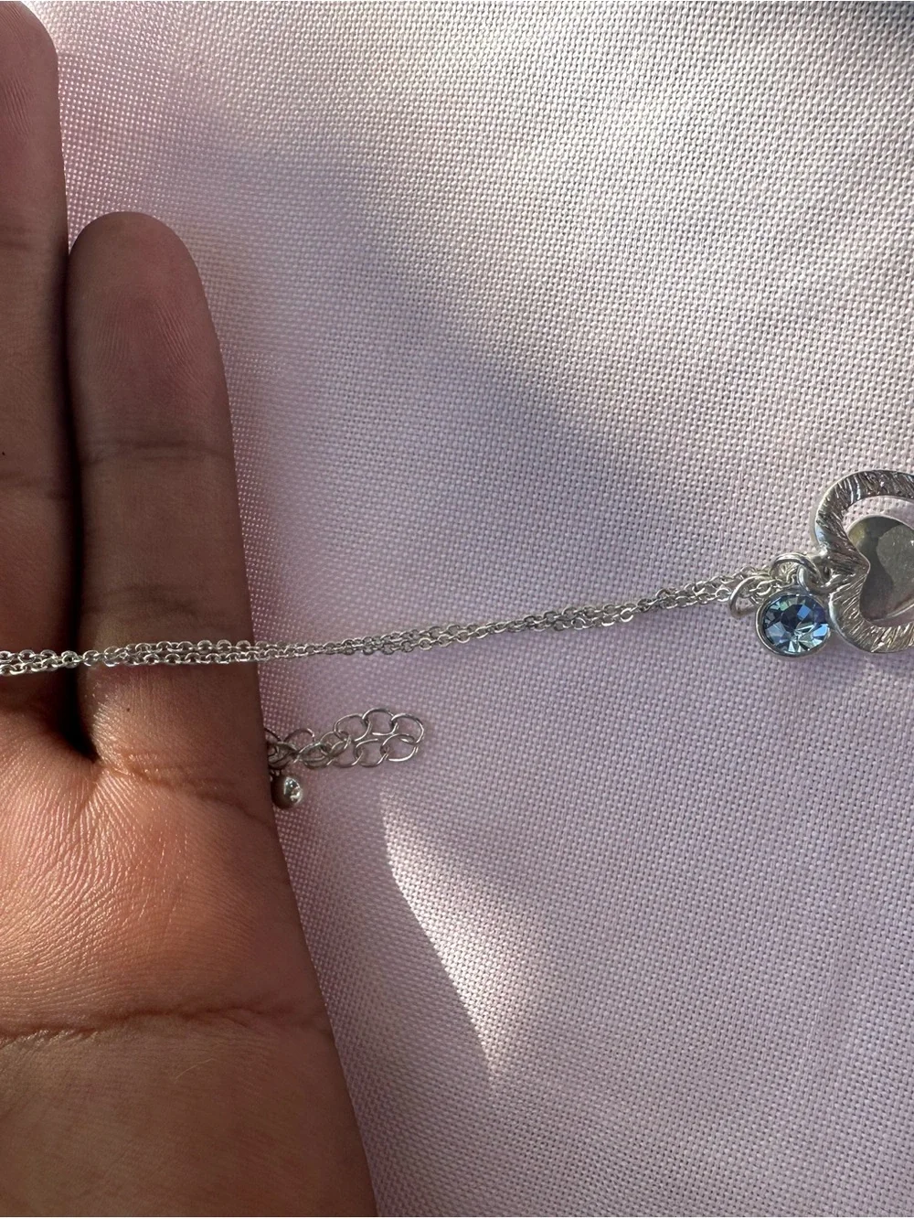 Sterling Silver Men's Rope Chain Necklace - Silver
